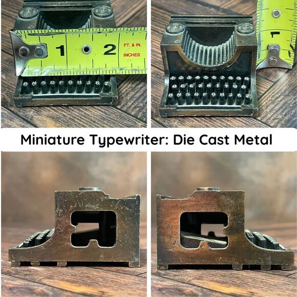 Vintage Die-Cast Pencil Sharpeners – Cash Register, Gaming Machine & Typewriter - Picture 5 of 7